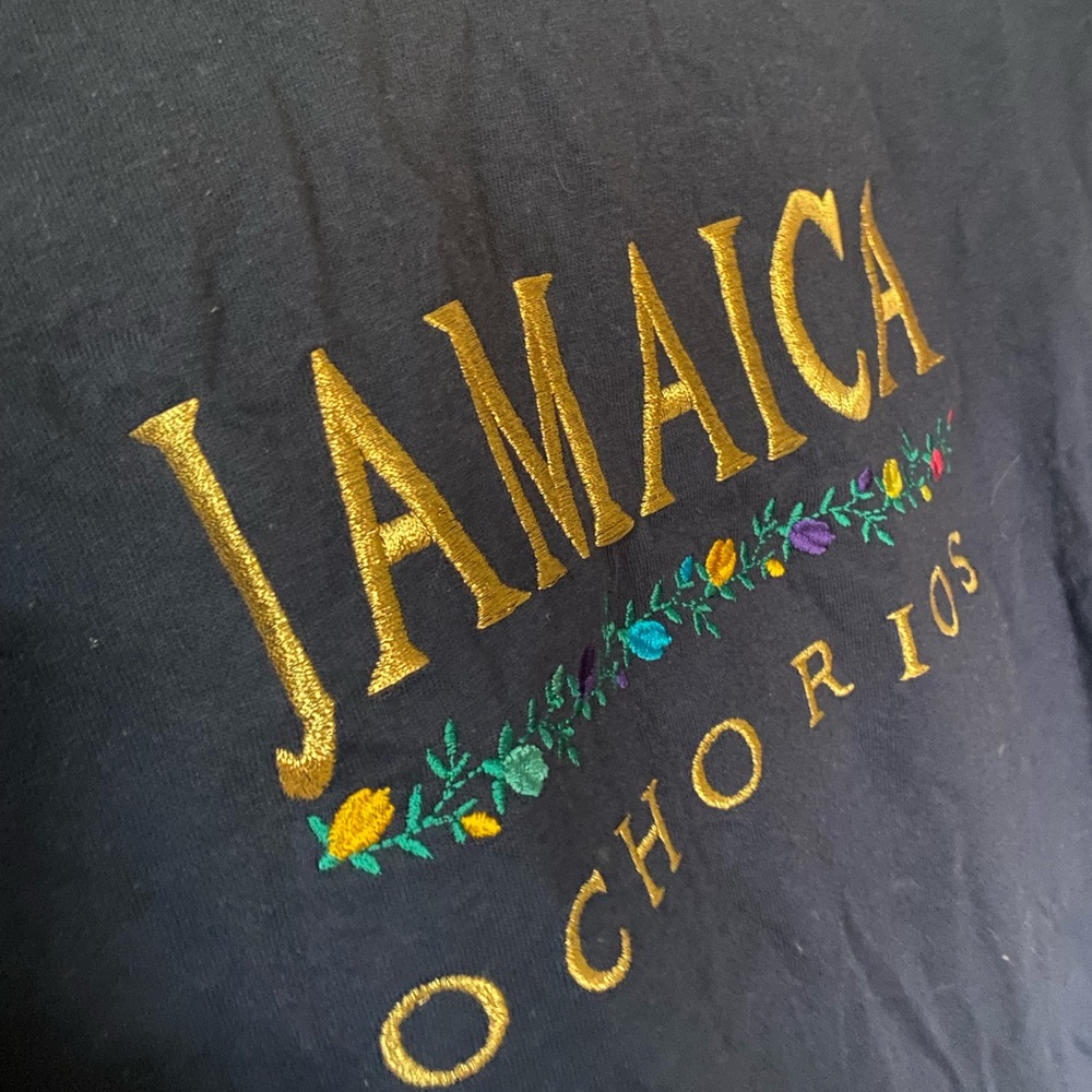 Vintage Jamaica embroidered Tee